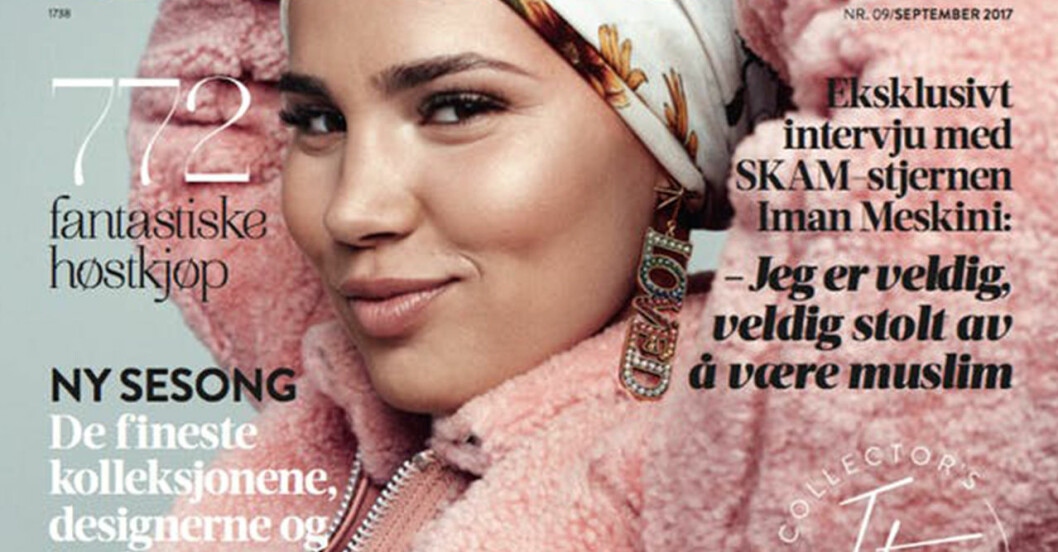Skam-stjärnan blir första omslagskvinnan med hijab på Norges största modemagasin