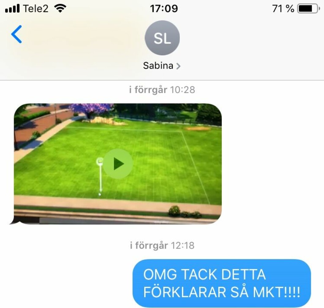 Hjälp sms Sims