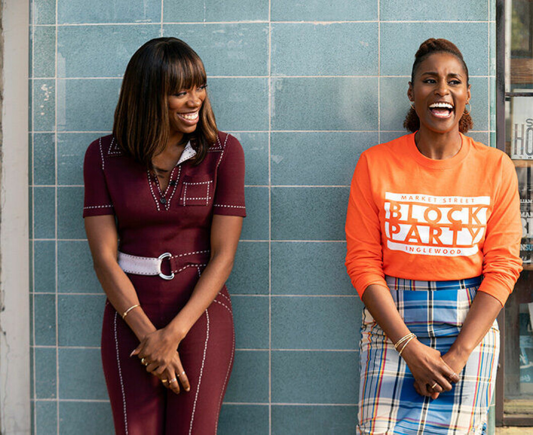 En bild från tv-serien Insecure, som har premiär på HBO den 4 april.