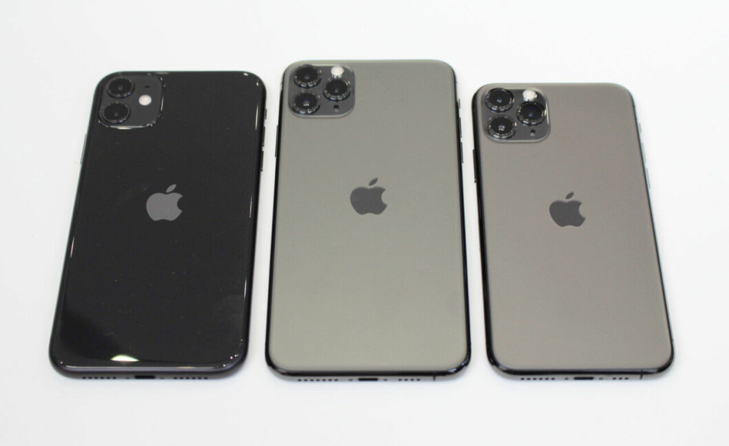 De nya Iphone-modellerna Iphone 11, Iphone 11 Pro Max och Iphone 11 Pro. En bild på de nya Iphone-modellerna Iphone 11, Iphone 11 Pro Max och Iphone 11 Pro.