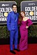Sacha Baron Cohen och Isla Fisher på Golden Globes
