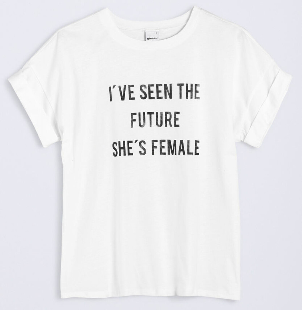 ive seen the future shes female t-shirt