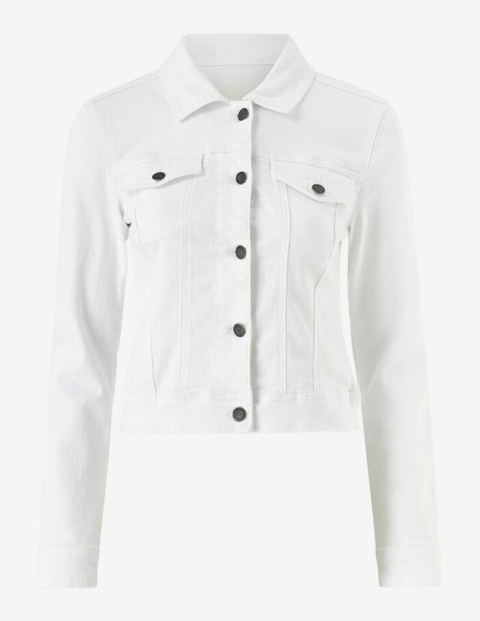 vit denimjacka Object