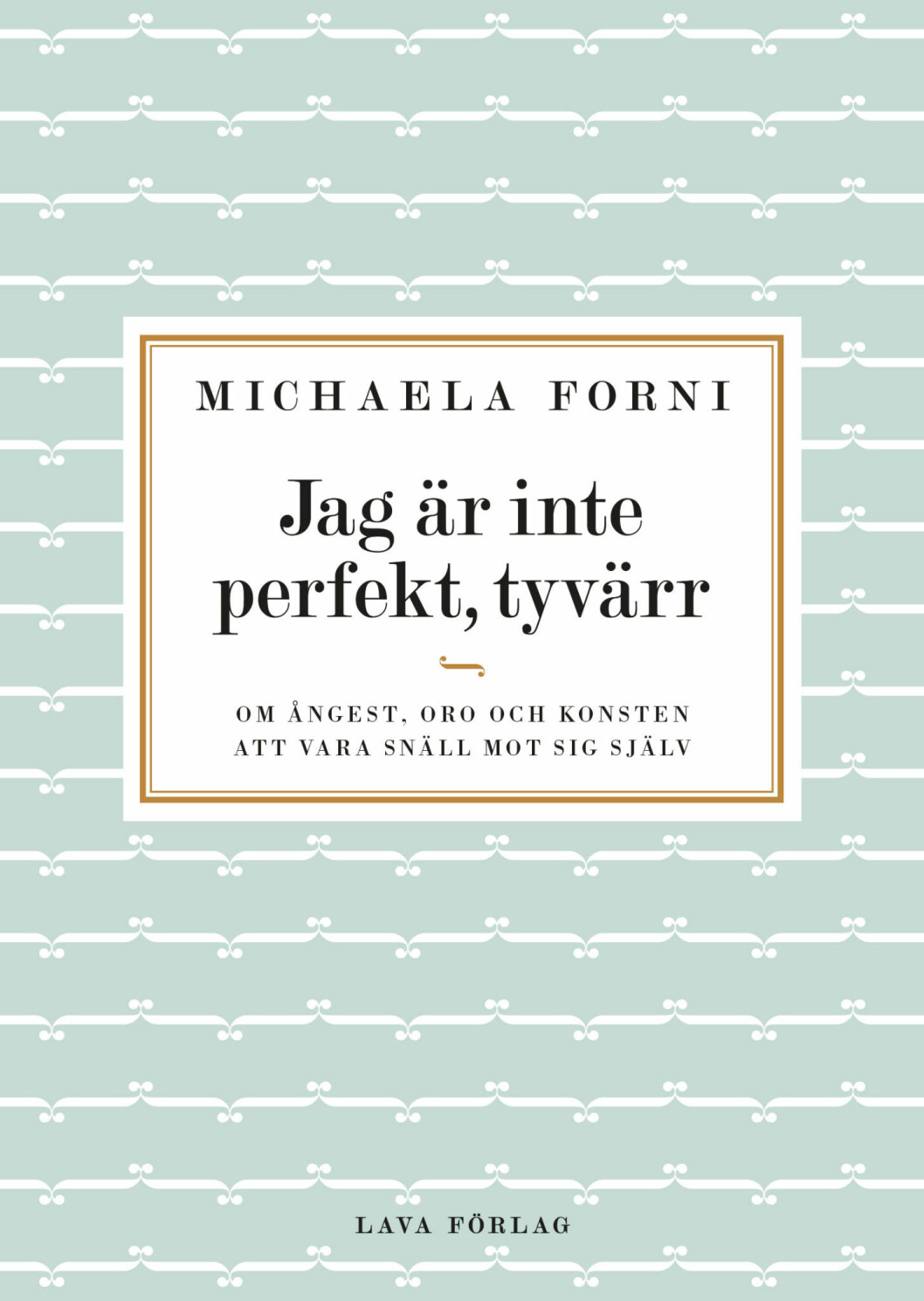 Michaelas nya bok ”Jag är inte perfekt, tyvärr” är en handbok om ångest. Den handlar om hur man hanterar de höga krav som ställs på kvinnor idag. Michaelas nya bok ”Jag är inte perfekt, tyvärr” är en handbok om ångest. Den handlar om hur man hanterar de höga krav som ställs på kvinnor idag.