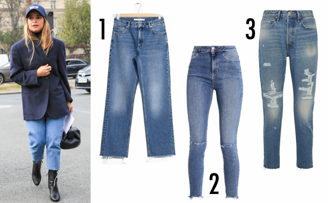jeans avklippta våren 2017