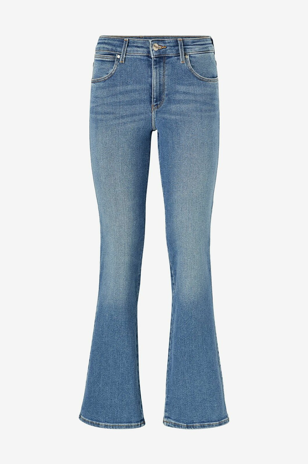 Jeans i bootcut-modell, för dam till våren 2020