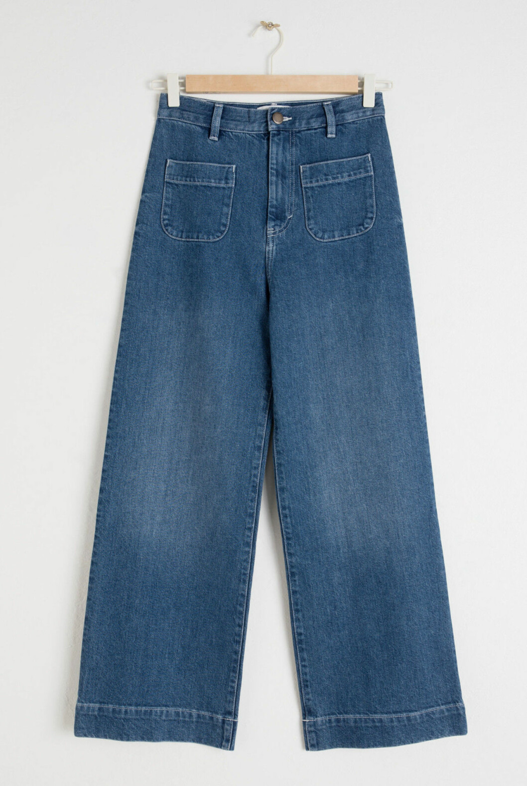 Jeans med vida ben