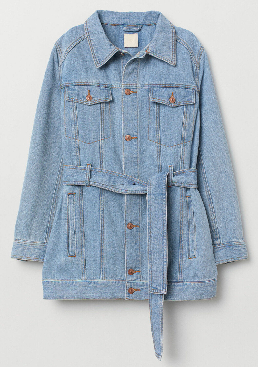 Jeansjacka i ljus denim för dam till 2019