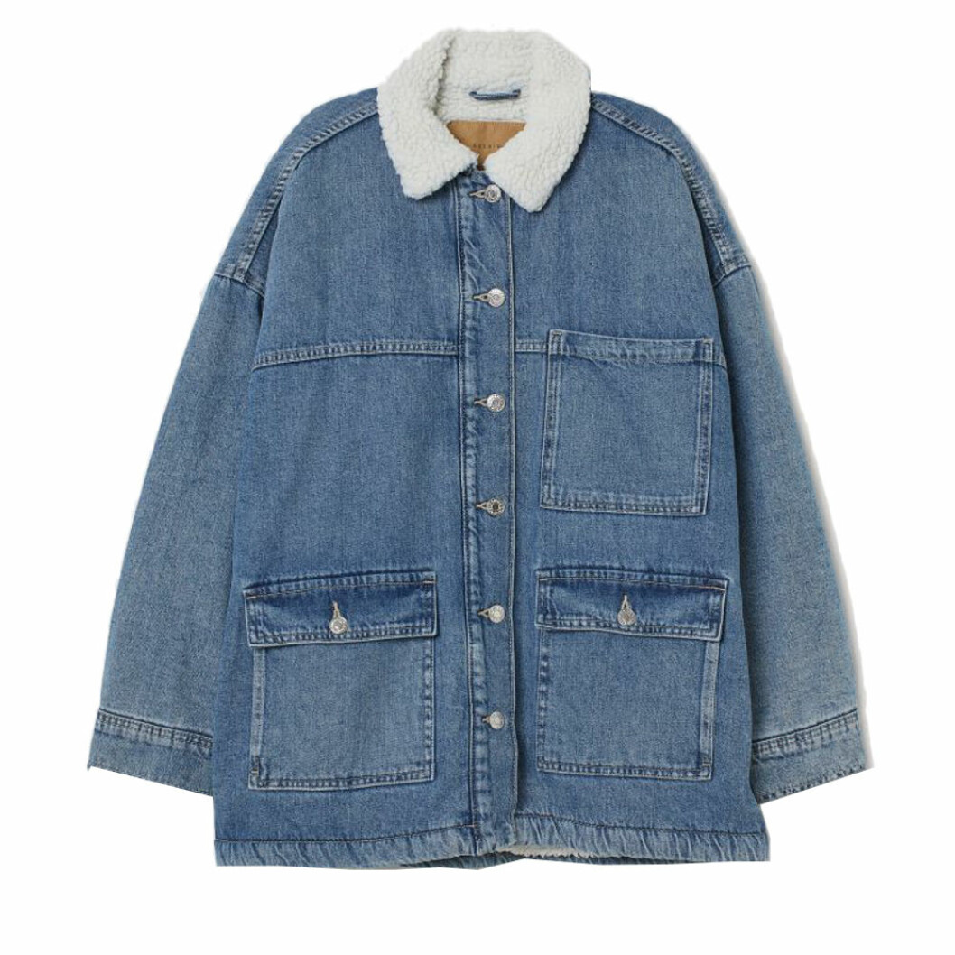 Jeansjacka med pile från H&M