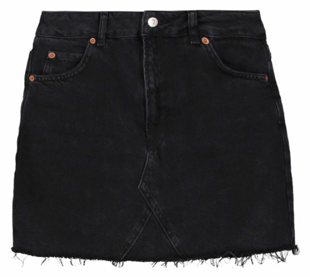 jeanskjol svart