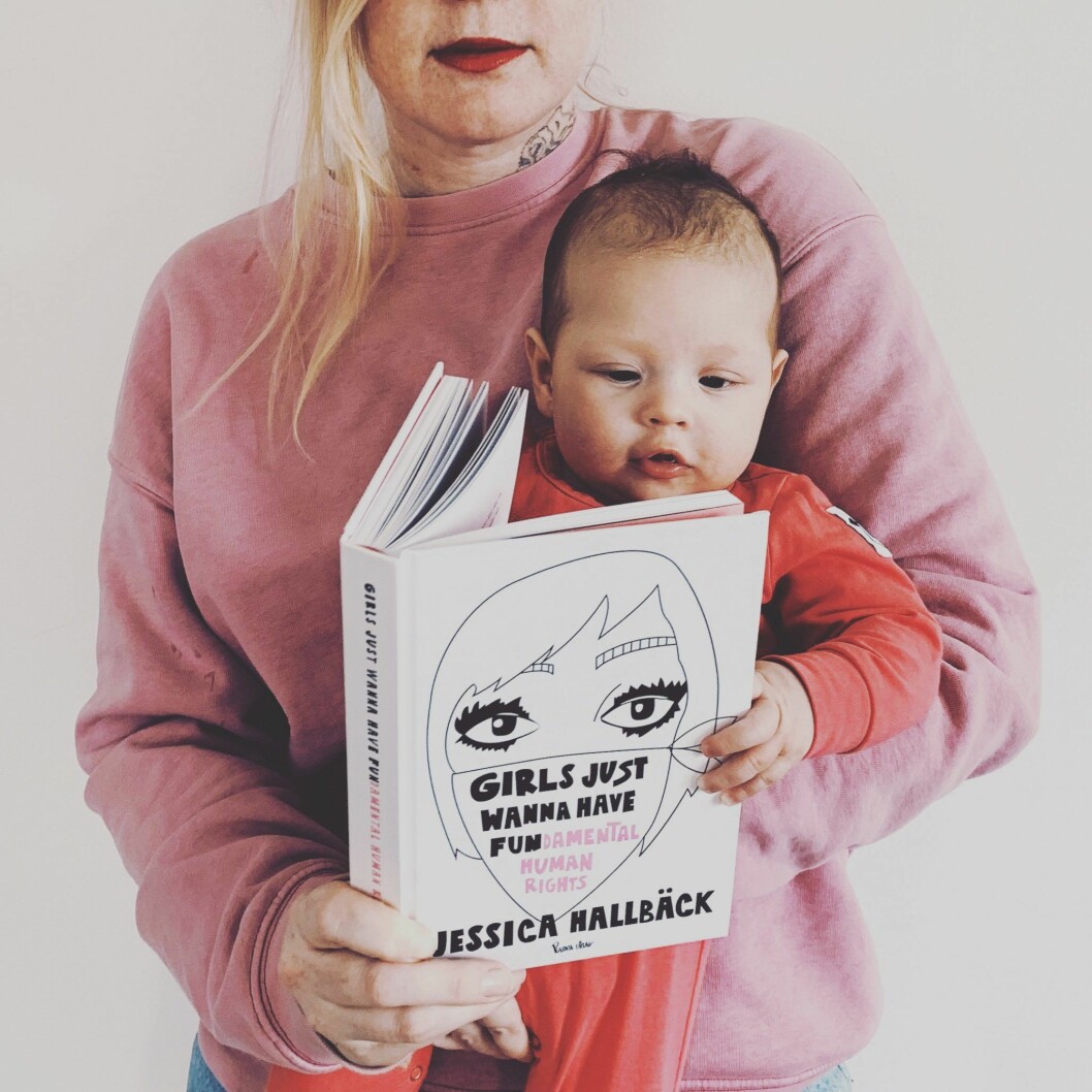 2018 gav Jessica Hallbäck ut boken Girls Just Wanna Have Fun(damental Human Rights).