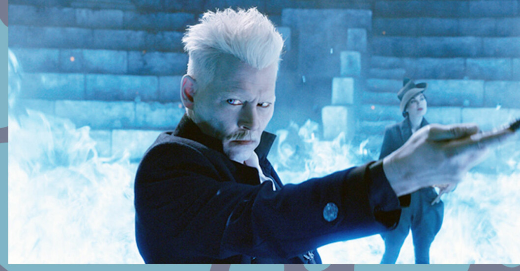 johnny depp som grindelwald i fantastiska vidunder
