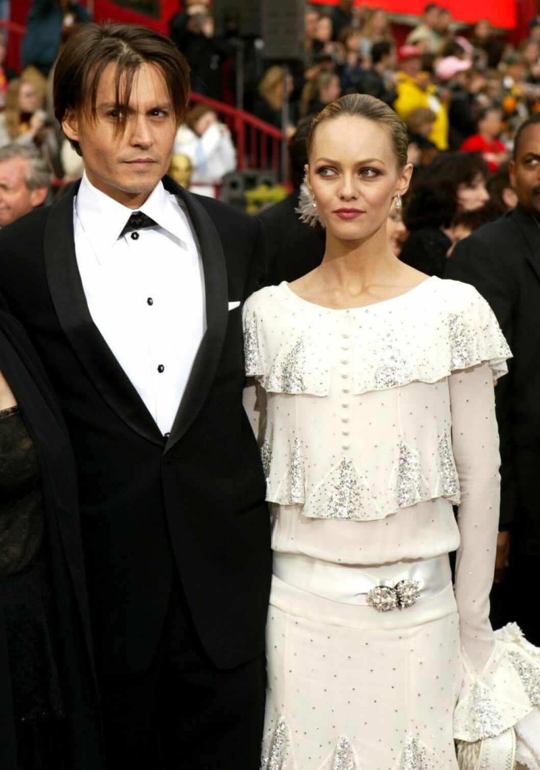 Johnny Depp och Vanessa Paradis på Oscarsgalan 2004