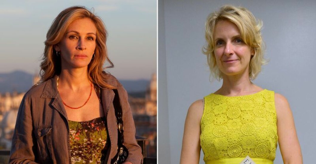 Julia Roberts som Elizabeth Gilbert. Julia Roberts som Elizabeth Gilbert