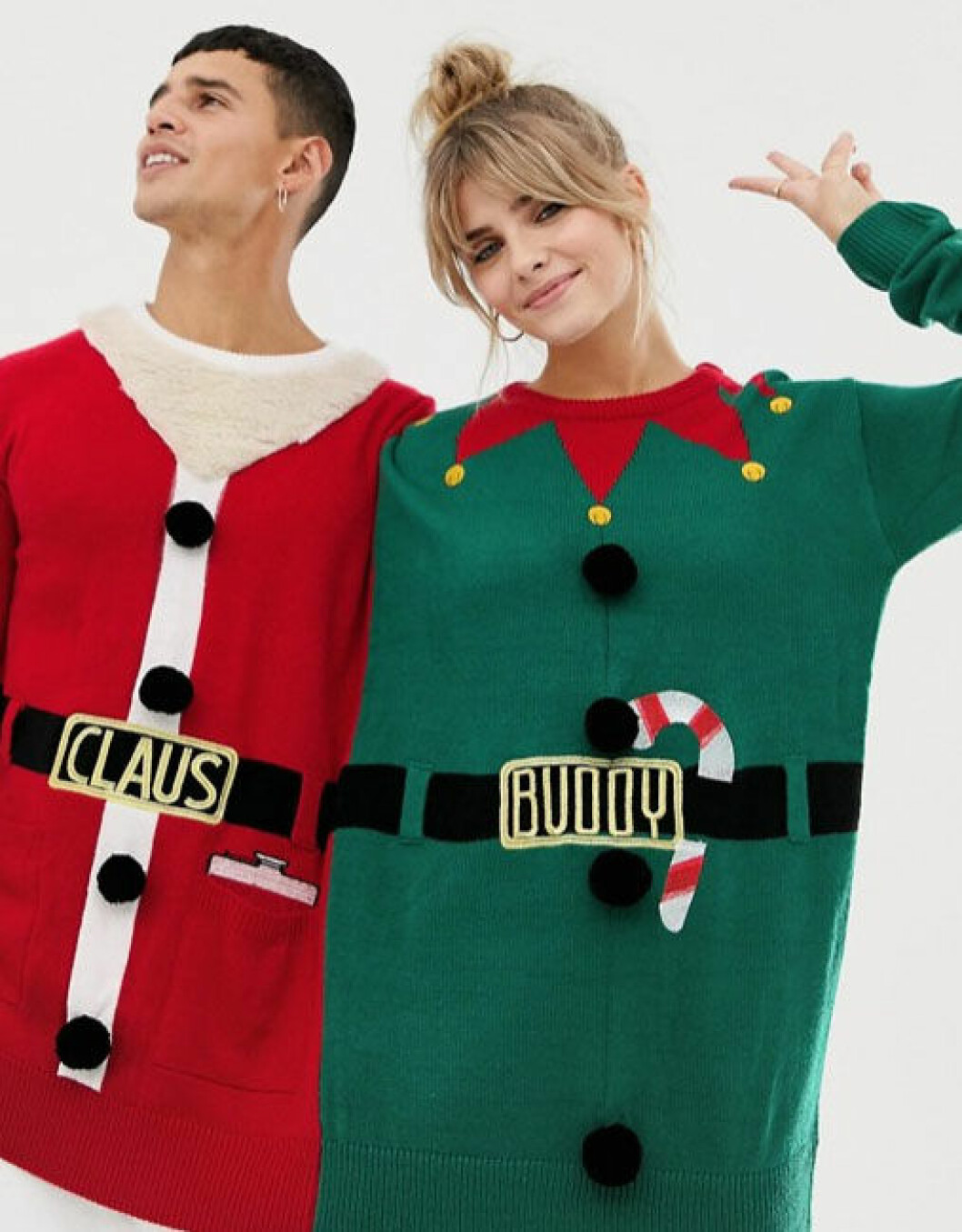 Ful jultröja för två