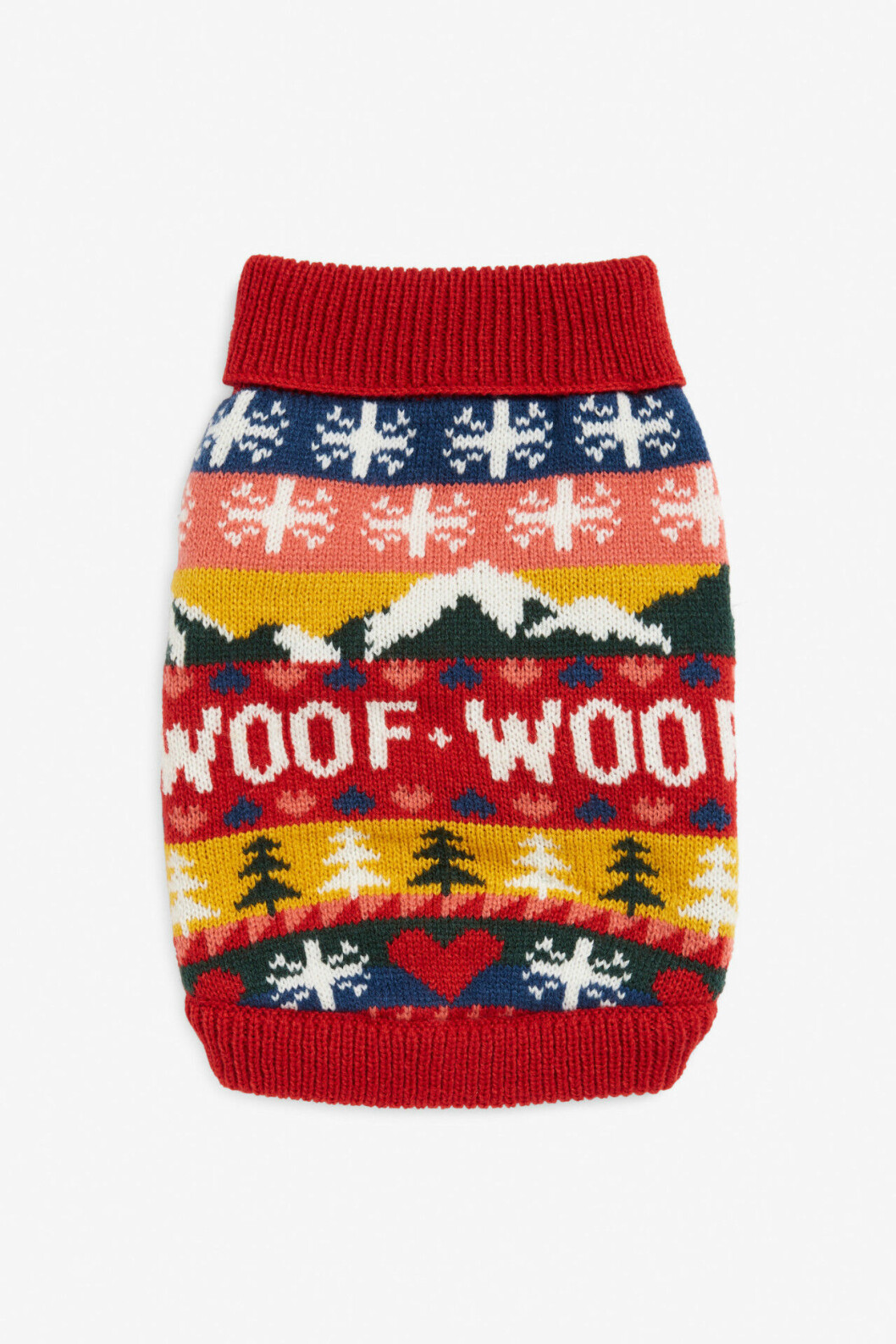 Stickad jultröja för hunden från Monki