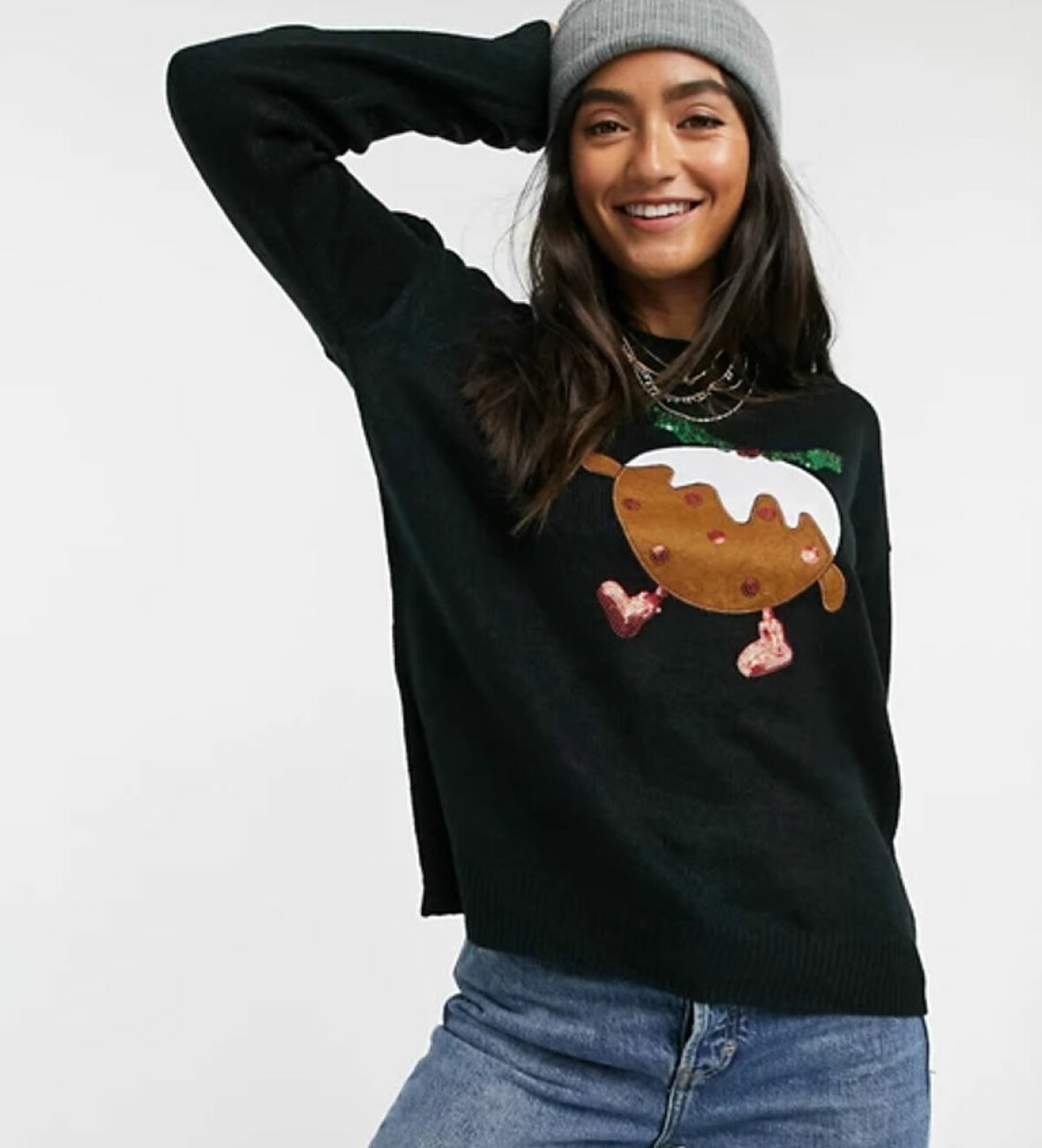 Jultröja med julpudding från Asos