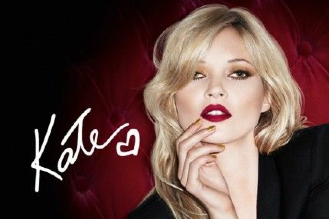  Kate moss (i Lasting Finish Matte läppstift) har skapat nagellack för Rimmel.