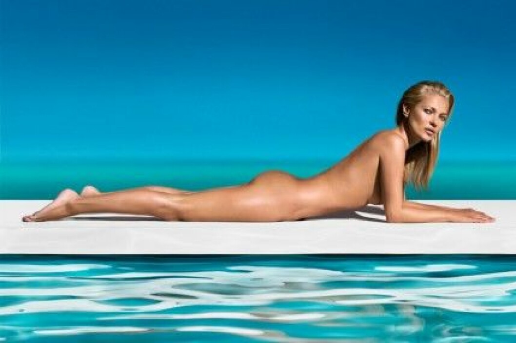 Kate Moss är "ansiktet" utåt för St. Tropez. Klicka för att se bilden större!