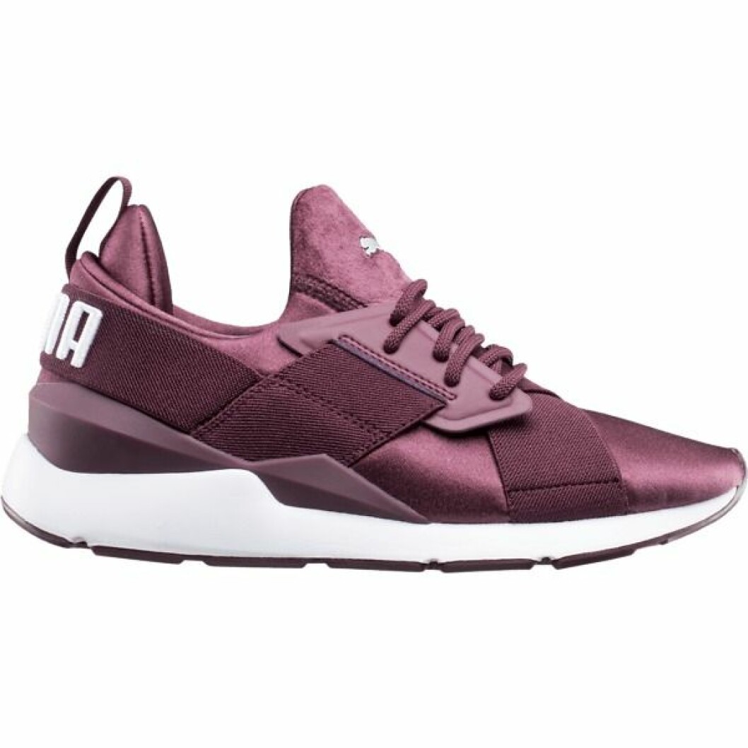 Vinröda sneakers Kenza