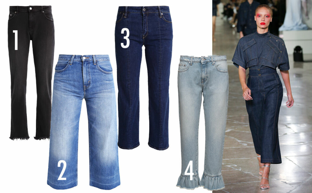 kickflare korta jeans våren 2017
