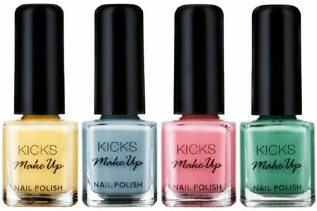 KICKS Nail Polish, 39 kr/st. KICKS Nail Polish, 39 kr/st.
