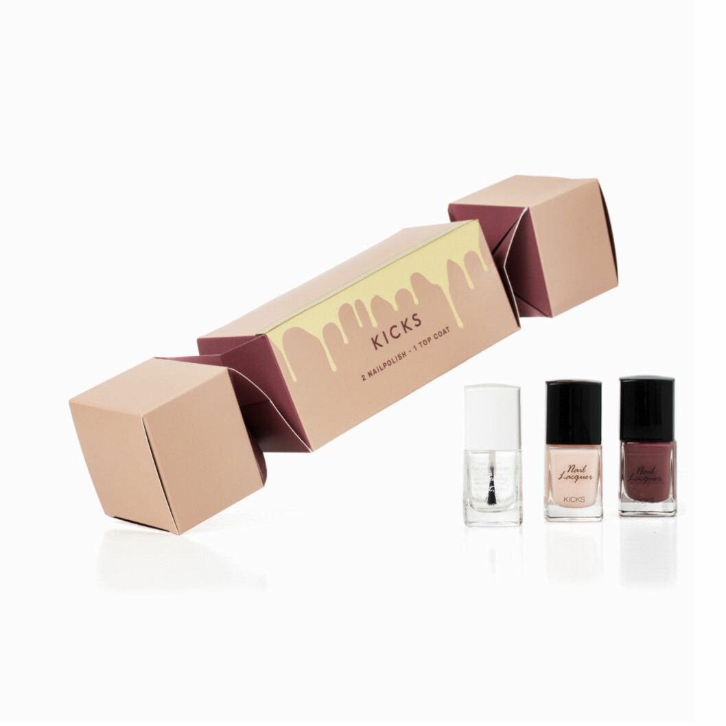 Kicks julbox med nagellack
