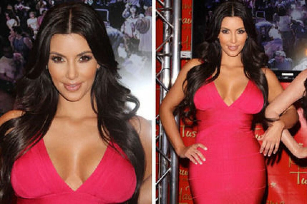 Kim Kardashian vet hur man framhäver formerna. Kim Kardashian vet hur man framhäver formerna.