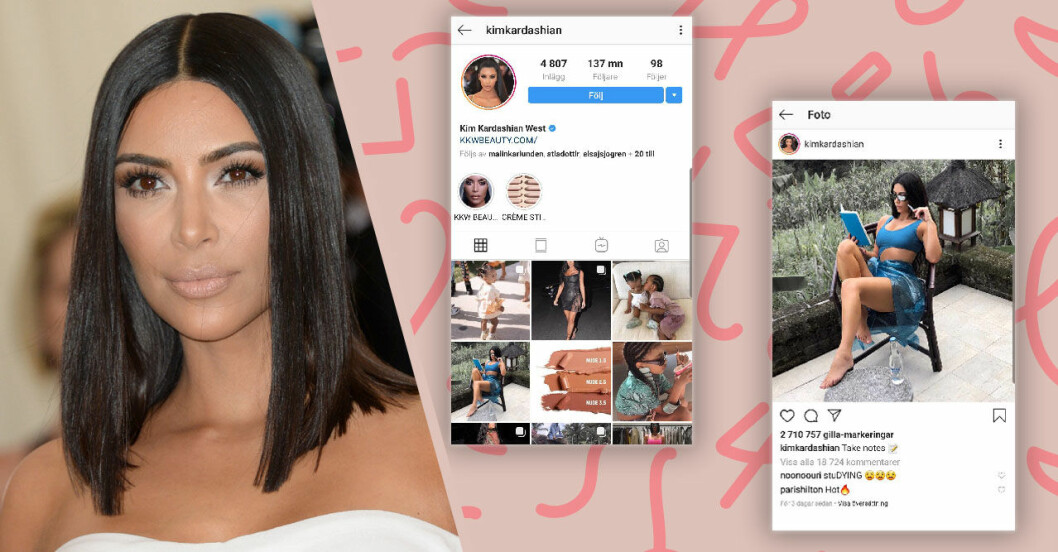 Kim Kardashian tjänar så mycket på ett inlägg på Instagram
