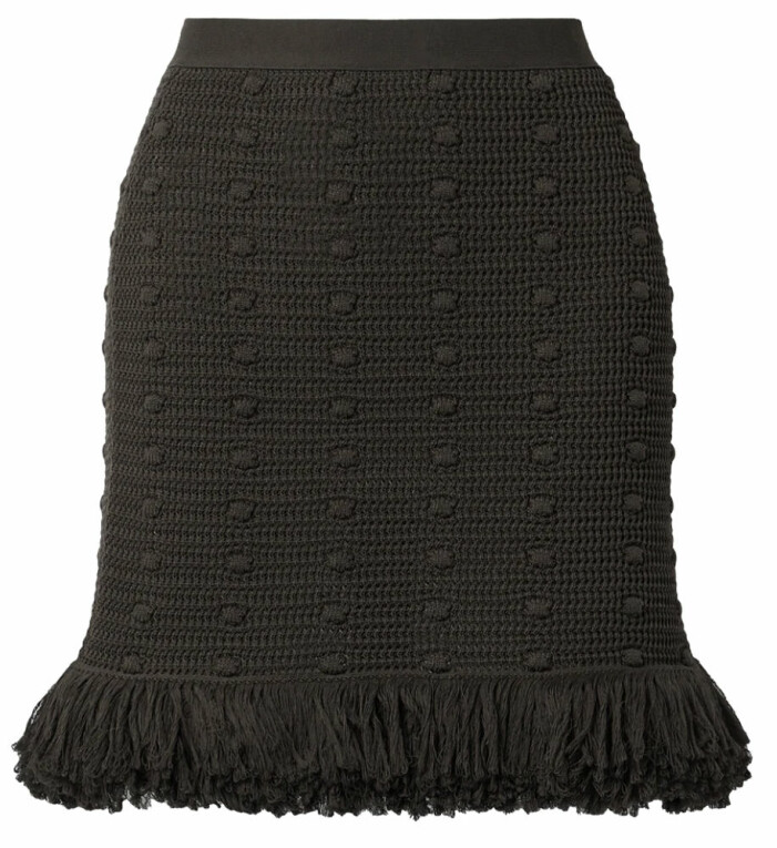 svart kjol från bottega veneta