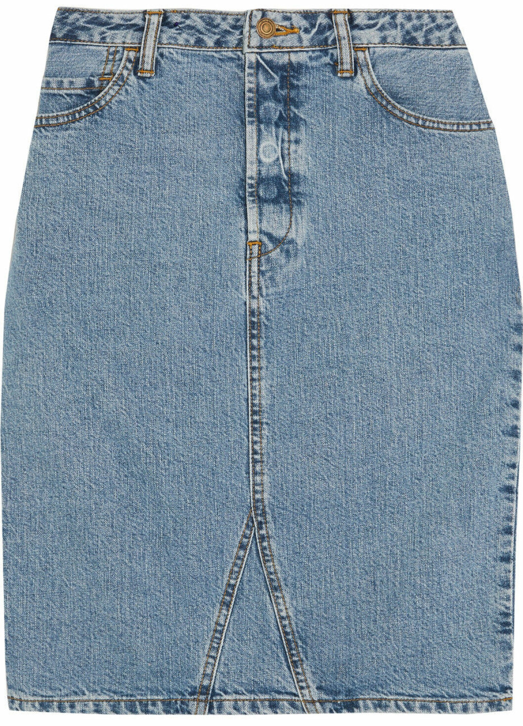 jeanskjol outfit klassisk