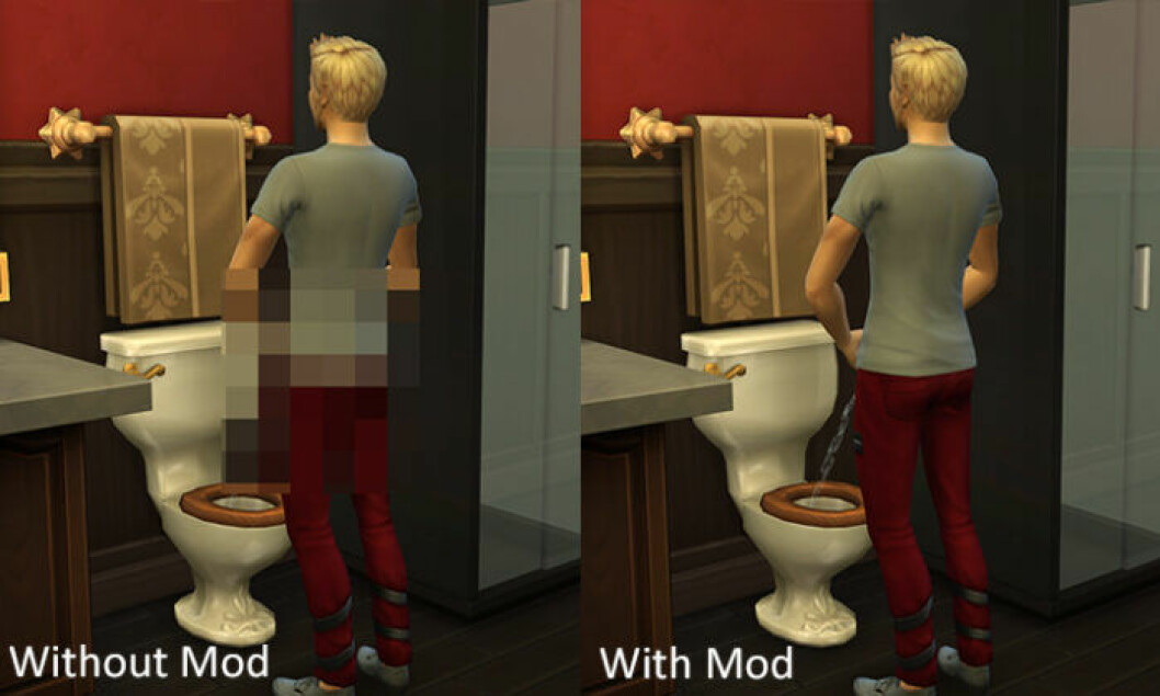 Erkänn, vi alla har gjort det! Kod bort pixlar i The Sims