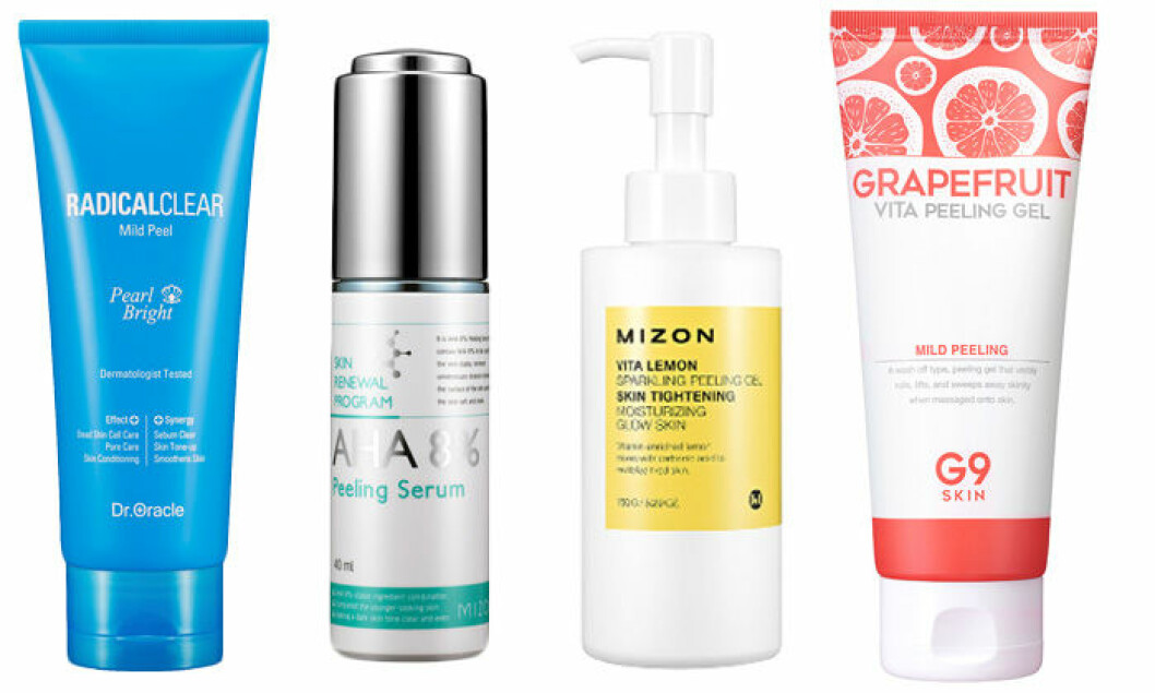 Koreansk hudvård. Steg 3: Exfoliering.