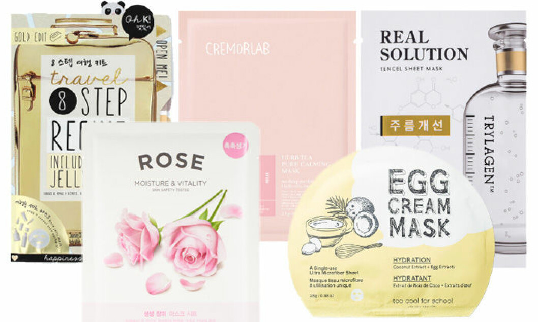 Koreansk hudvård. Steg 7: Sheet mask