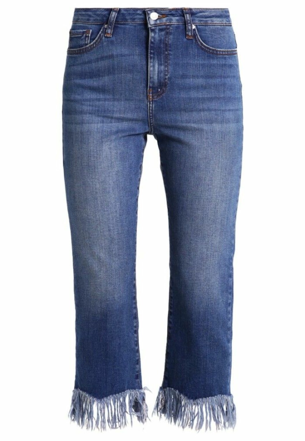 korta jeans fransar topshop