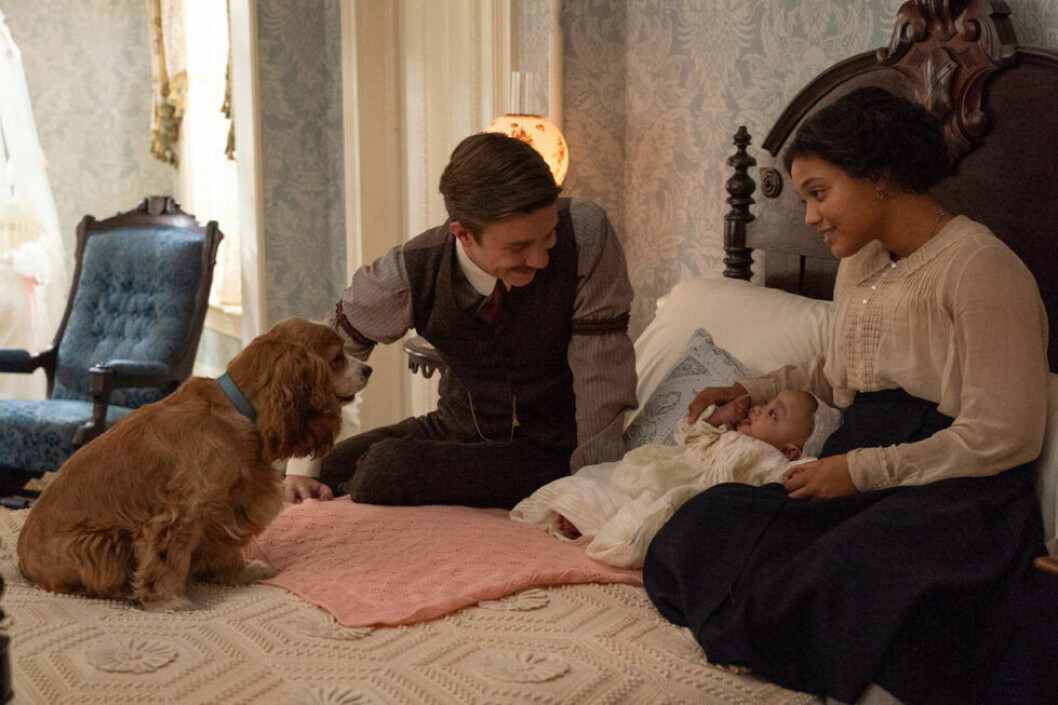 Bild från filmen Lady och Lufsen