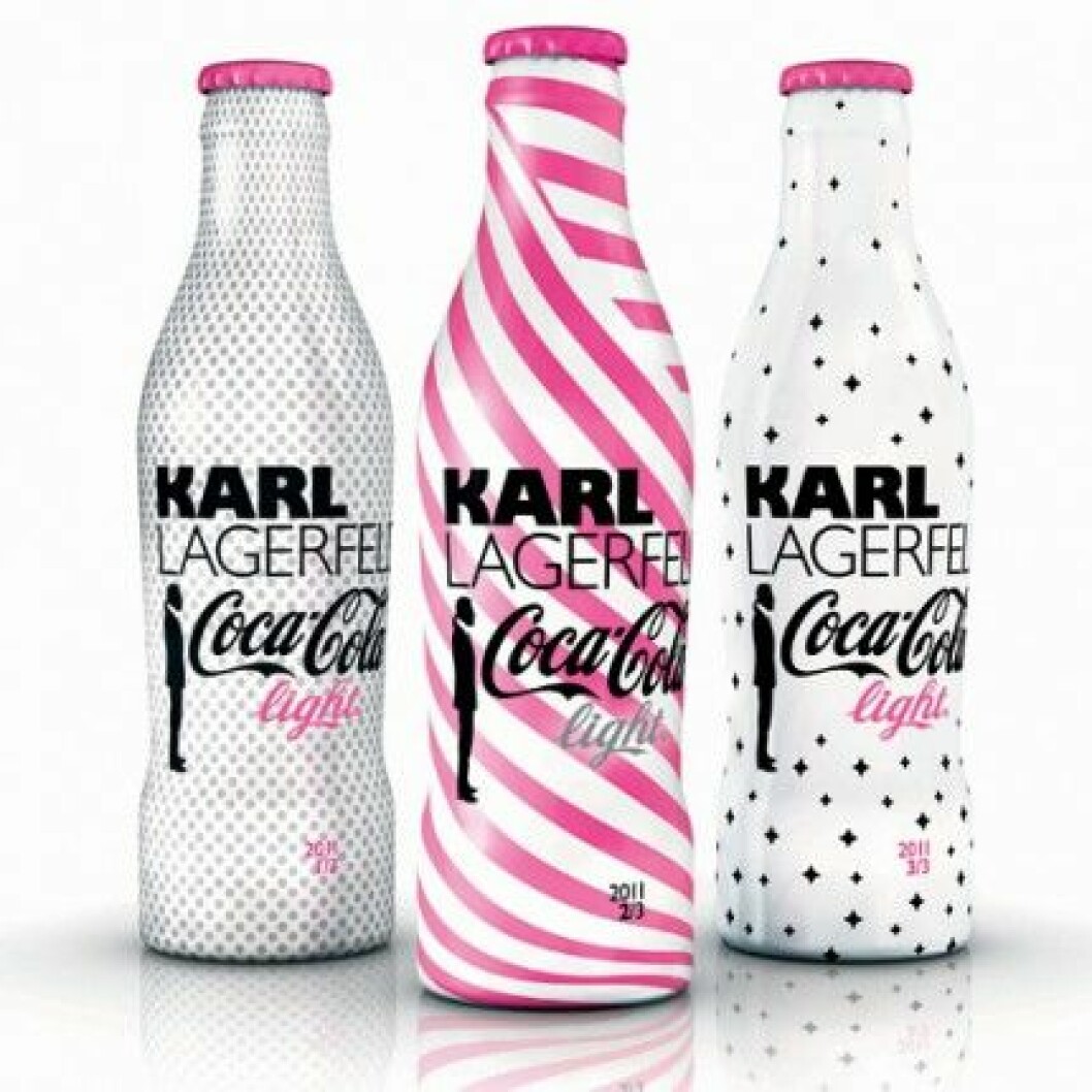 Coca-Cola light Limited Edition Collection by Karl Lagerfeld. Coca-Cola light Limited Edition Collection by Karl Lagerfeld.