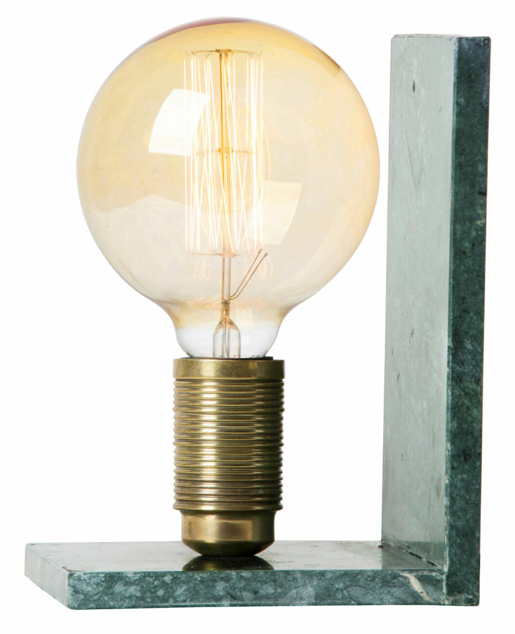 lampa grön marmor