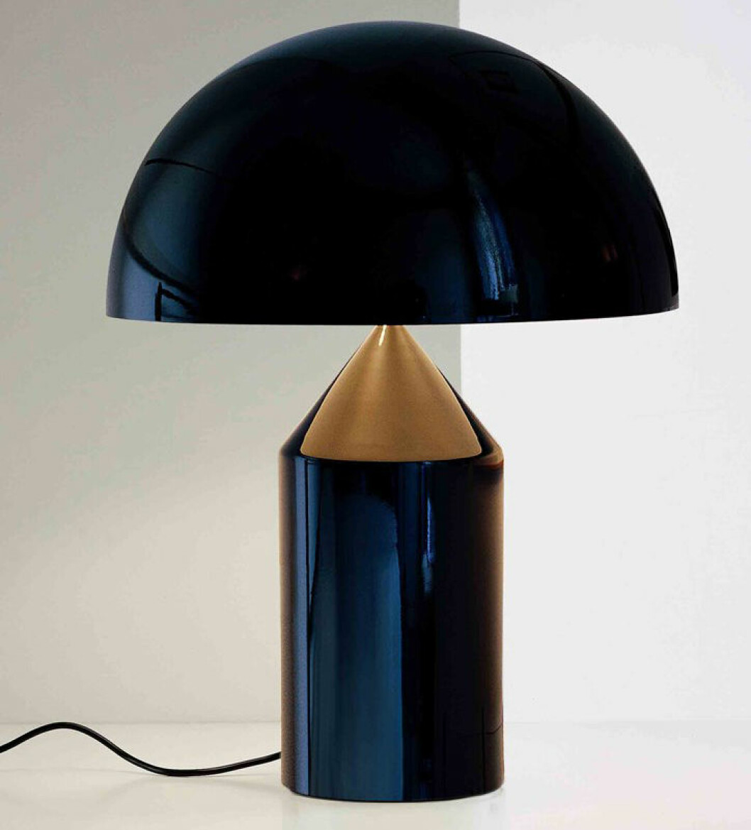 lampa mörkblå