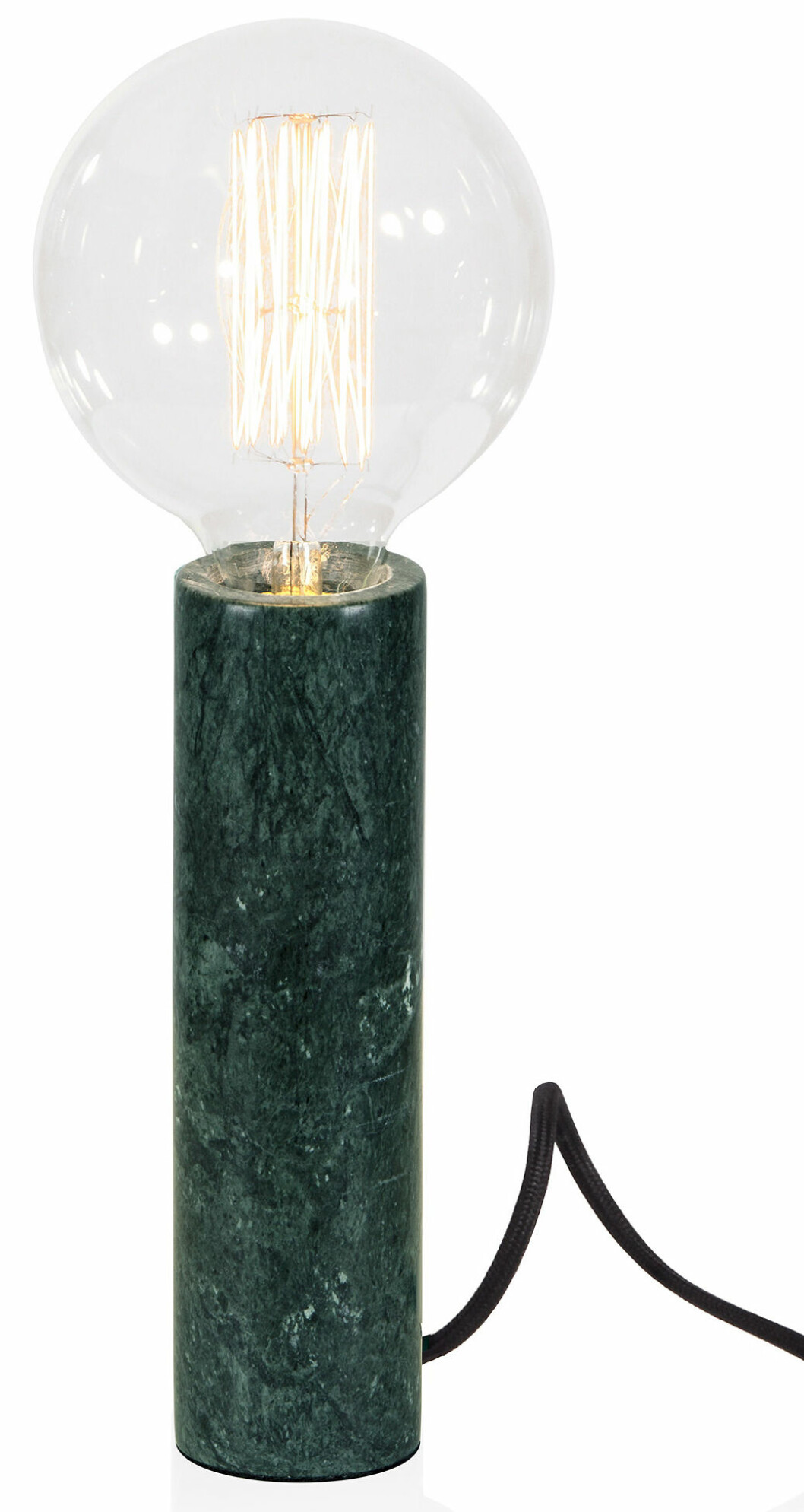 lampfot grön marmor