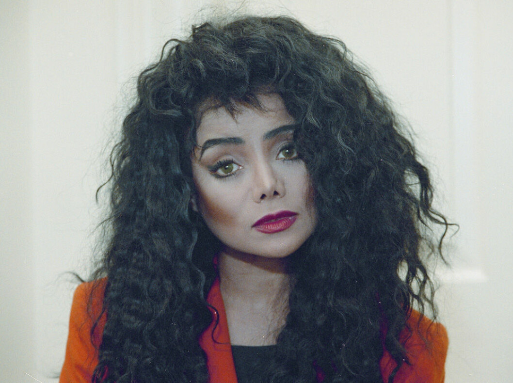 LaToya Jackson, Michael Jacksons syster, 1991. Foto: TT LaToya Jackson, Michael Jacksons syster, 1991.