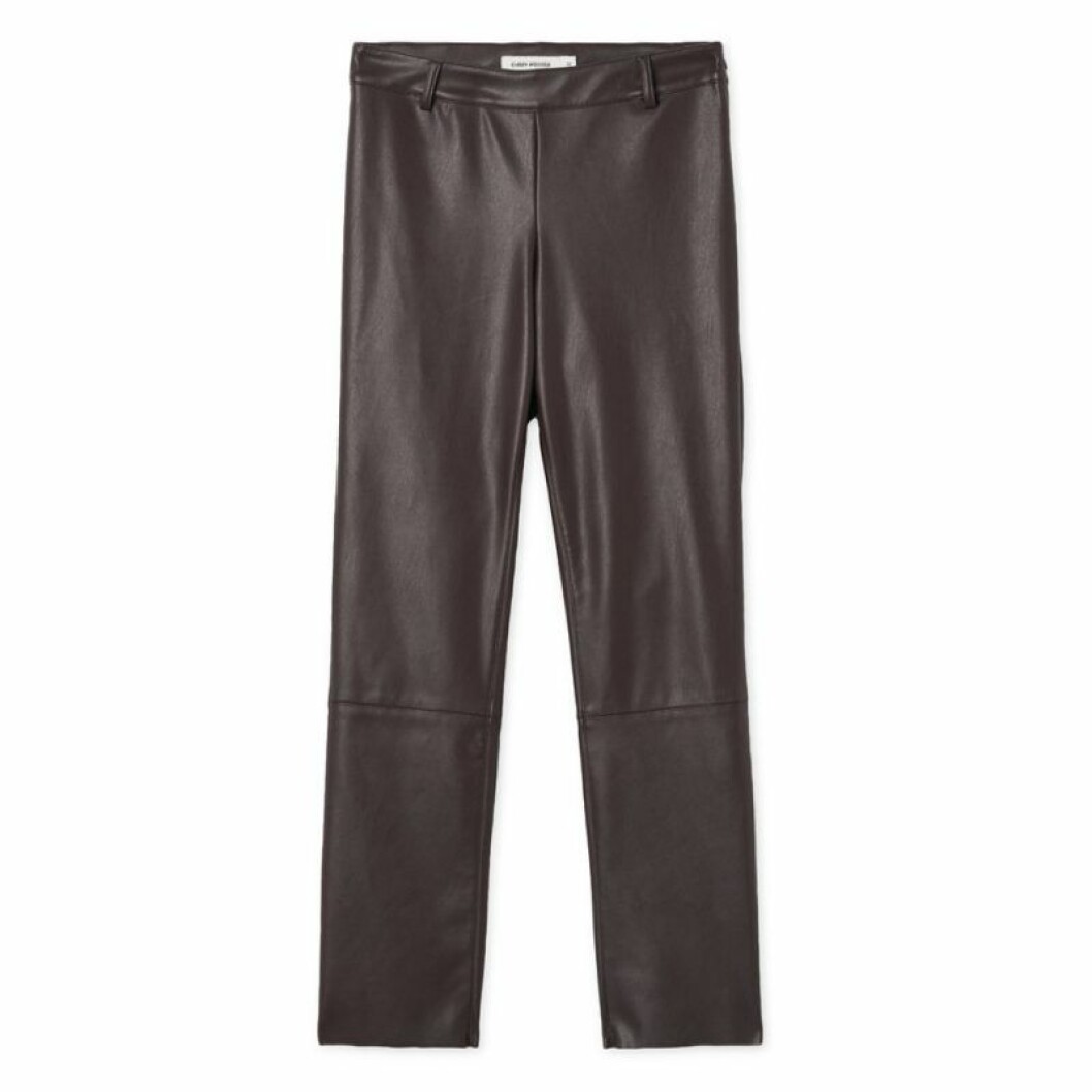 Leggings i konstläder
