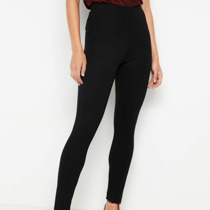 Leggings med hög midja och slits med dragkedja nedtill, från Lindex.