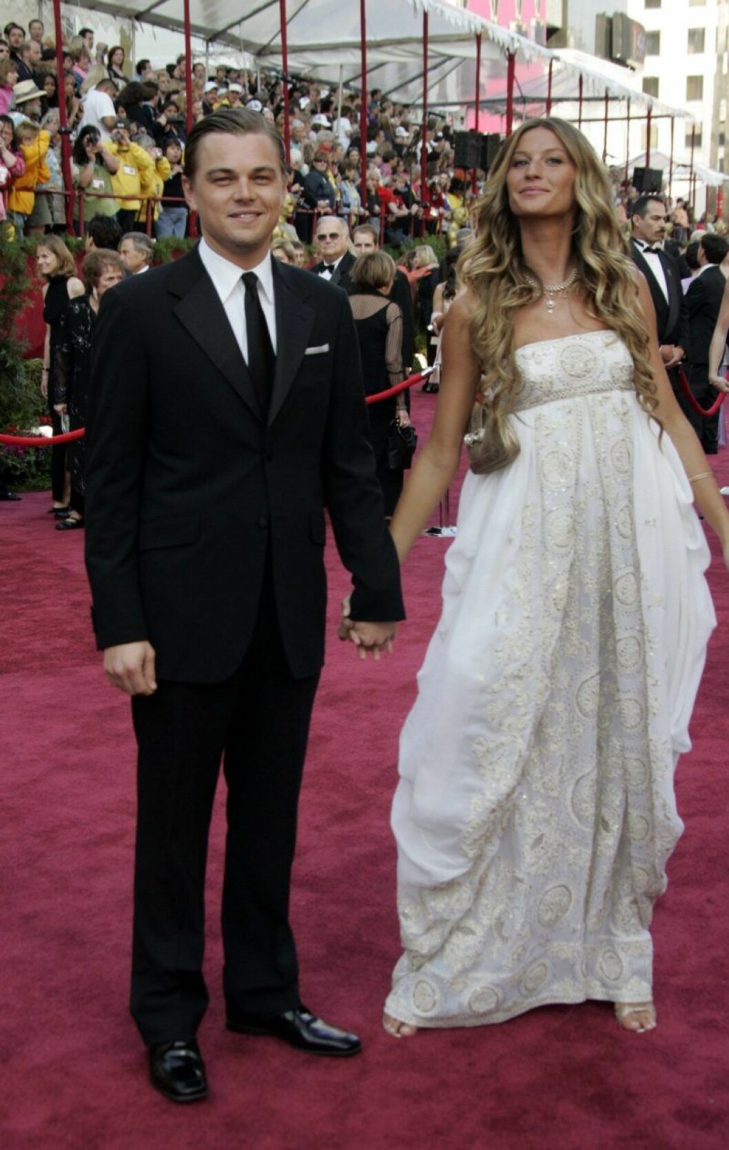 Leonardo DiCaprio och Gisele Bündchen på Oscarsgalan 2005