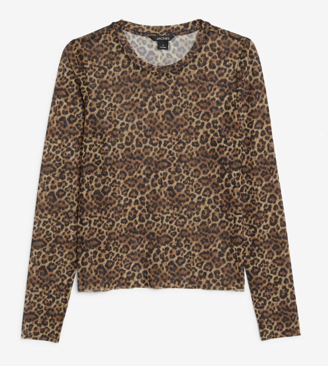 Leopardmönstrad topp