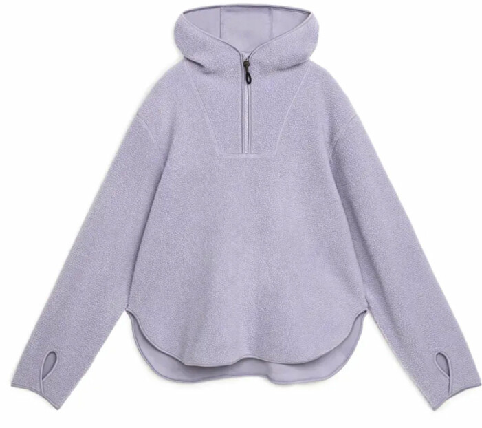 lila fleece arket