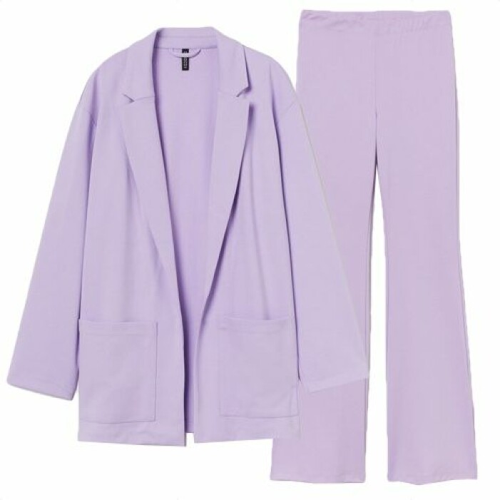 Lila kostym dam från H&M