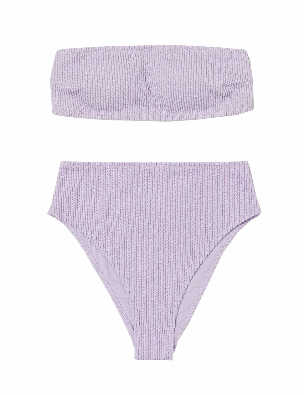Lila bikini med hög midja för dam till 2020