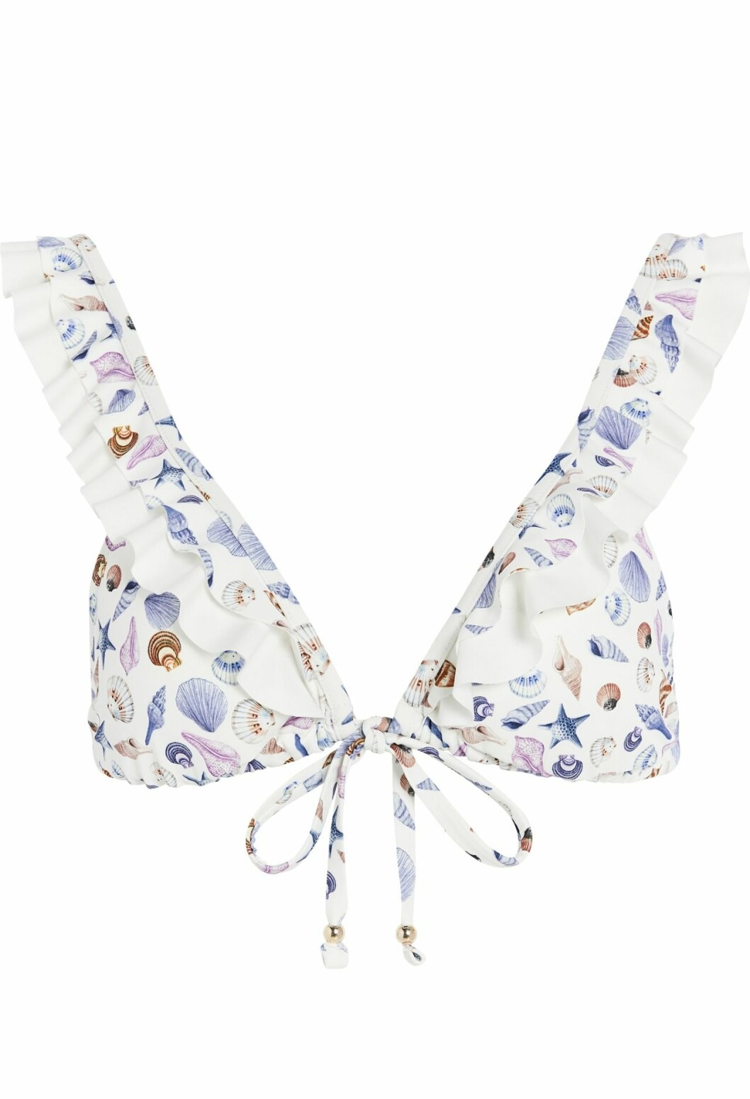 Lindex och By Malinas sommarkollektion – bininiöverdel med snäckor