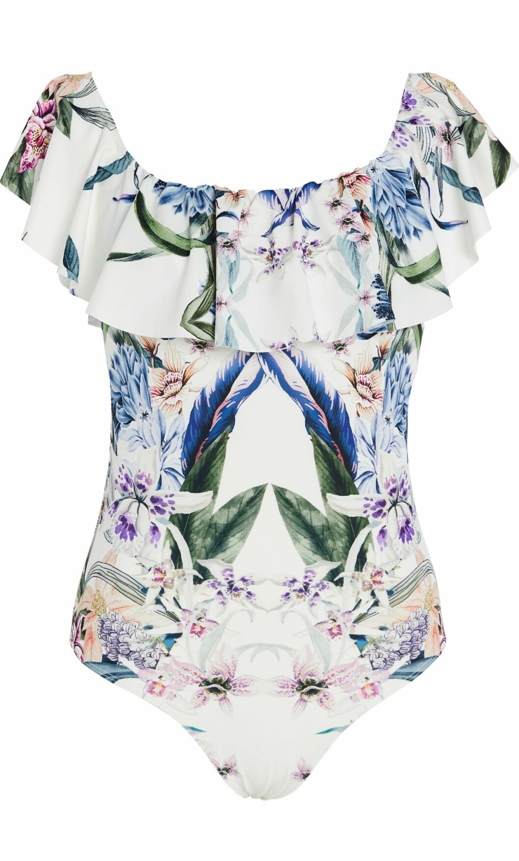 Lindex och By Malinas sommarkollektion – baddräkt med volanger